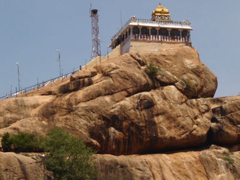 The Rock Fort Temple in Trichy